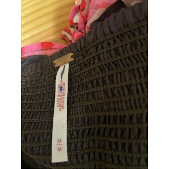 New Free  People Kyle Printed Top Size M - Picture 9 of 9